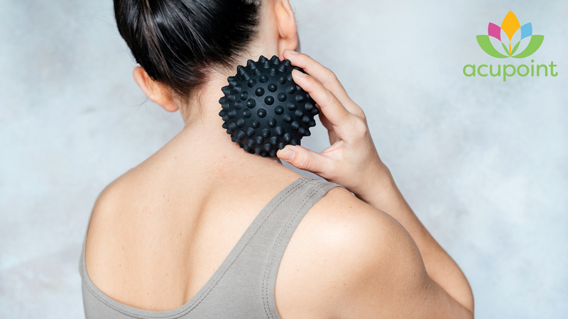 How to Massage Shoulder Blade Using Massage Balls